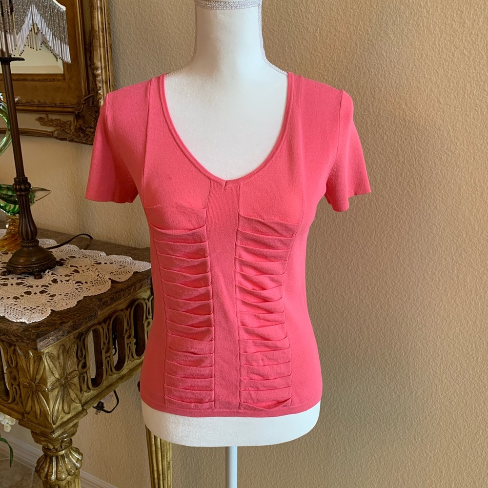 Carducci Coral Short-Sleeved Top, Size S
